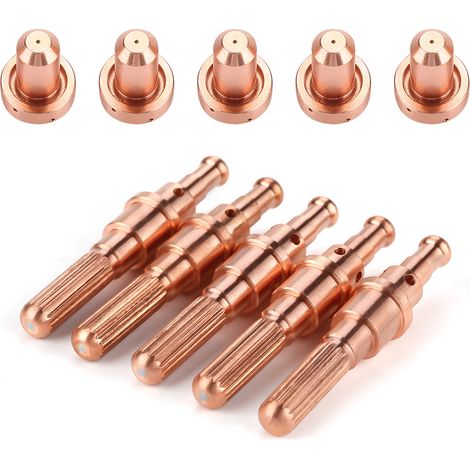 5 électrodes 9-8215 et 5 buses 9-8210 pour torche plasma Thermal Dynamics SL60/100 (1/5)