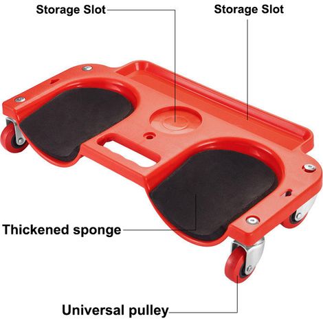 Tapis/planche à genoux portable en option pour les outils de réparation automobile  planche à genoux pratique pour la réparation automobile.