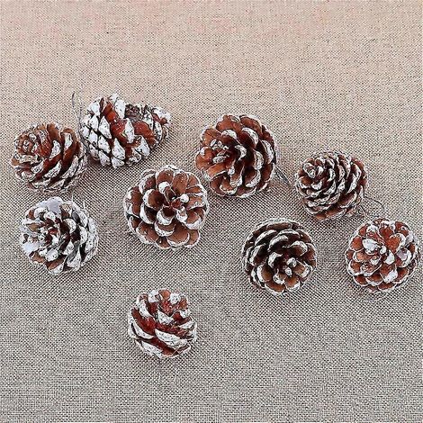 18 boules de Noël en forme de cône, décorations à suspendre pour sapin de Noël et fêtes (1/5)
