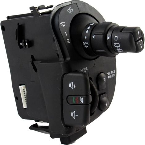 Compatible switch assembly for Clio 3, Kangoo 2 and Modus (2005-2012) - Wiper control, Indicator control - Part numbers: 8201590631, 7701068115, 7701068114, 7701057096 (1/4)