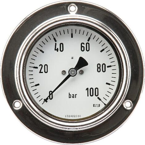 Man贸metro di谩metro 100 0-100 bar 1/2" montaje en panel MA100100P08SSGF (1/2)