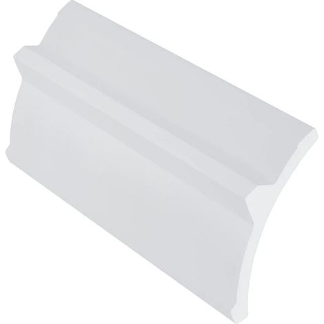 Lot de 3 corniches plafond en polystyrène L290 x l4.6 x H9 cm blanc - DORICA (1/5)