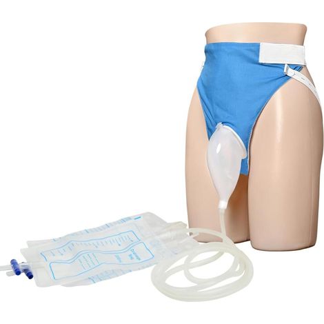 Sac de collecte d'urine pour homme - Réutilisable et transportable - Drainage urinaire avec 2 systèm (1/5)