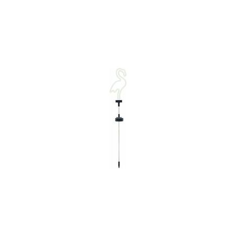 EASYCOMFORT Clous Néon LED "Flamingo" Solaire - Multicolore - Spécial Extérieur - IP44 (1/4)