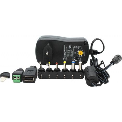 Alimentation universelle 3-12vdc 2250ma sortie avec 8 connecteurs Pce2250-uni