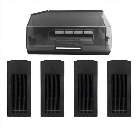 X2 / X2 Pro Saugroboter mit Staubbehälter, Schwarz, kompatibel mit Filter und Staubbehälter (1/5)