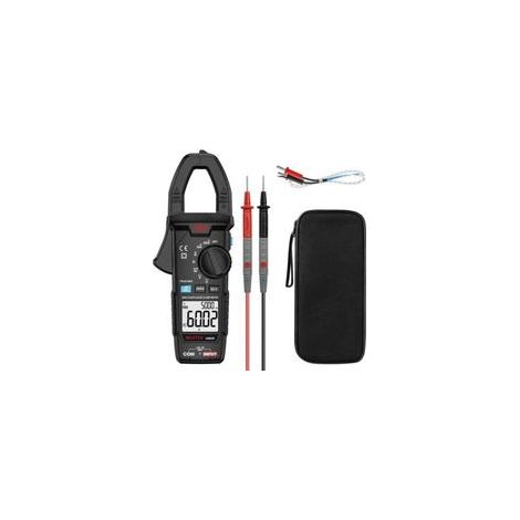 Pinza amperometrica digitale AC/DC 0-600A Multimetro Pinza automatica Voltmetro T-RMS Tester Misura corrente/tensione/temperatura/diodo/continuità/resistenza/frequenza/capacità NCV VFD Low-Z (1/4)