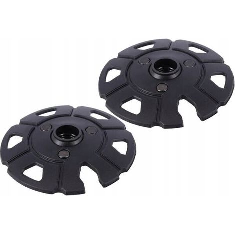 Viking - Piastre rotanti angolate da 9 cm per bastoncini - coppia, inverno (1/4)