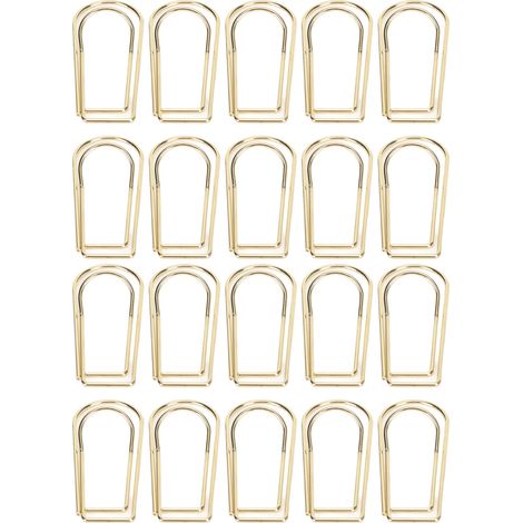 Porte-stylo 20 pièces, pince à dossier 3 couleurs, fixation de notes en acier métallisé, maintenant crayons, cahiers, papiers, reçus, factures. (1/5)