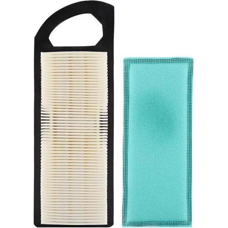 795115 Filtro aria per Briggs and Stratton 697153 698083 697015 John Deere GY20573 M149171 Z225 Motore trattore per tosaerba con prefiltro (1/5)