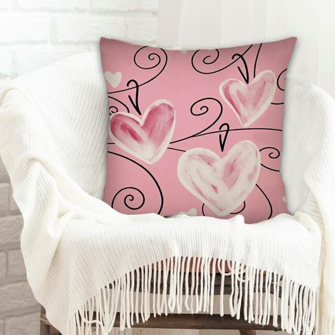 Housse de coussin décorative salon durable pour décoration de maison et de chambre la saint-valentin (1/5)