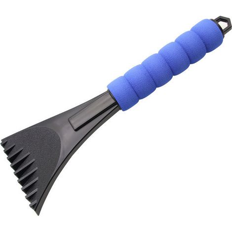 Pelle de dégivrage multifonctionnelle pour voiture, raclage de la neige, brosse de balayage, pelle de déneigement, poignée en éponge EVA grattoir en plastique (1/5)