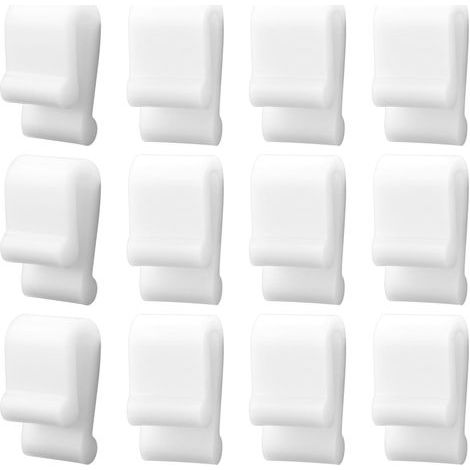 12pcs Protective Clips for Dutch Oven Lid, Kitchen Utensil Protectors, Pot Bumpers for Stacking and Presenting Dutch Oven Pots (White) (1/5)