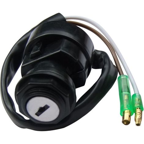 Antivol de contacteur pour moto compatible avec KAMASAKI BAYOU Bayou 300 400 KLF400 4X4 (1/4)