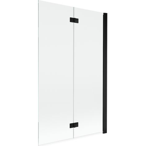Mexen Mist paratia doccia 2 ante destra 110 x 150 cm, trasparente, nero - 8A9-110-002-70-00-P (1/5)