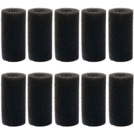 Filtre En Mousse - Pour Aquarium - 6 X 3.5 Cm - Protection Entrée Eau - 10 Pièces (1/4)