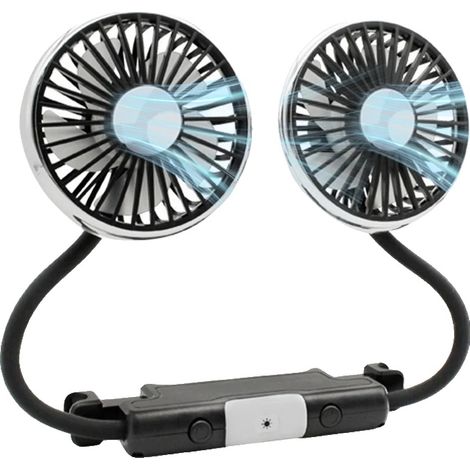 Ventola di raffreddamento, 3 velocità, illuminazione a LED, GRIGIO (1/2)