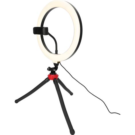 Lampe LED d'appoint pliable pour diffusion en direct, selfie, anneau photo, maquillage, lampe de bureau (1/5)