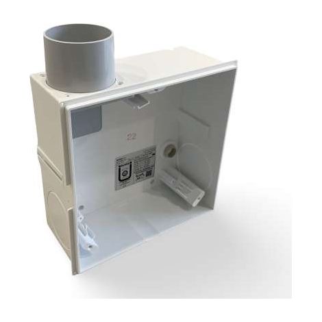 MELTEM SimplAir S-U UP-Gehäuse Unterputzgehäuse Gehäuse UP Ausblasstutzen seitlich 300507