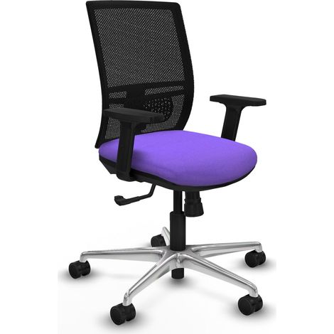 Chaise de bureau piqueras y crespo Yunquera noir support lombaire (1/2)