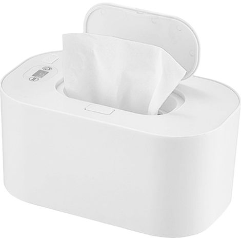 Chauffe-lingettes USB pour bébé, 3 modes de température, 10 W, température constante, grande capacité, distributeur portable pour la maison, la voiture et les voyages. (1/5)