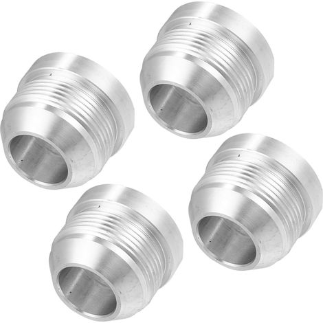 4pcs Car 20AN Male Weld on Fitting Bung Hose Adapter Fuel Oil Replacement