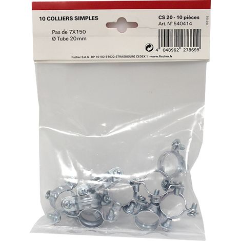 10 colliers simple 7x150 Ø20 - Fischer (1/5)