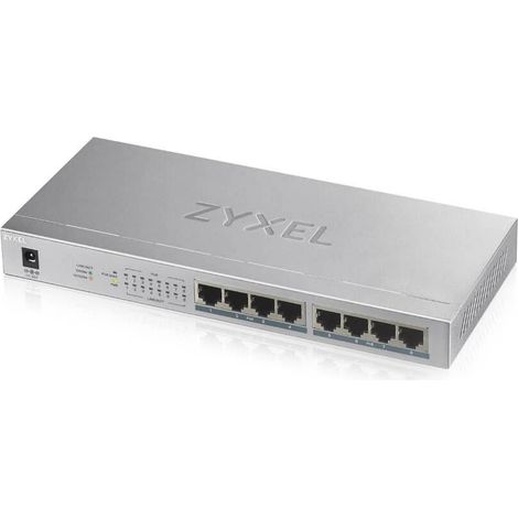 Switch réseau ZyXEL GS1008-HP 8 ports 2000 MBit/s fonction PoE R519341 (1/5)