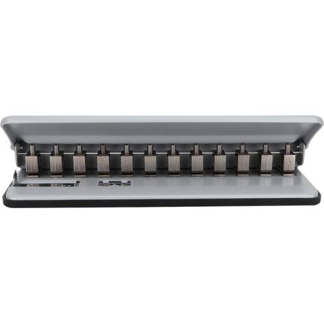 Beyamis Perforatrice multifonction réglable en forme de champignon pour reliure de papier (Gris) (1/5)