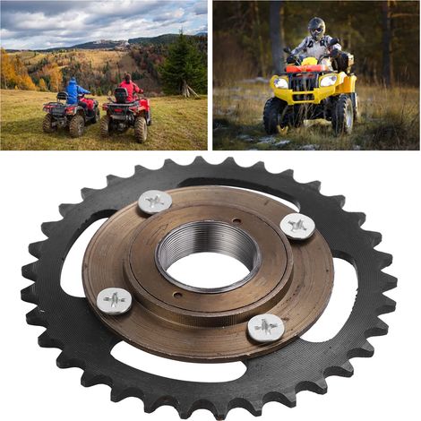 Pignon de chaîne 420 34T sans dents pour tricycle électrique et kart ATV (1/5)