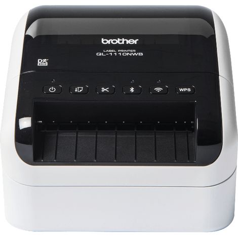 QL-1110NWBC impresora de etiquetas Térmica directa 300 x 300 DPI Inalámbrico y alámbrico DK