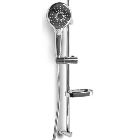 Verstellbare Duschstange mit 3 Funktionen Handbrause "Hidra"