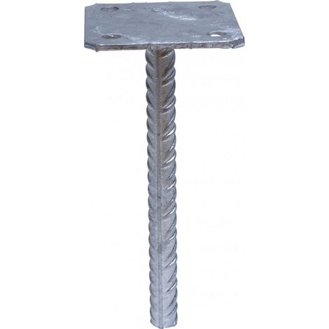 Simpson Strong Tie – Pied de poteau simple platine 130x130mm – épaisseur 4mm – pour béton armé – ancrage durable contre humidité
