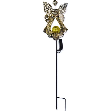 1 Lampe solaire Ange, LED extérieur, étanche, automatique, pour jardin, terrasse, allée, cimetière (1/5)