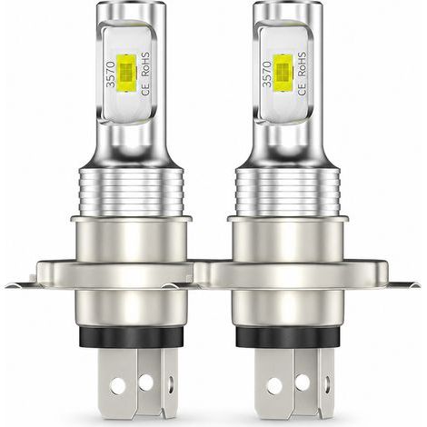 Ampoule LED H4 pour Phare de Voiture, 2 LED 3570 (1/5)