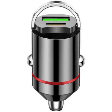 BUNTHAUS Chargeur Voiture C Allume Cigare Accessoire Voiture,type-C+100W Ultra Compact Chargeur Allume Cigare Rapide Adaptateur Allume Cigare Secteur (1/5)
