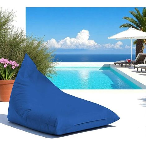 Pouf berlingot extérieur bleu ARTA (1/3)