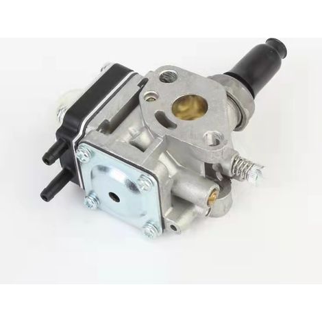 Carburateur compatible modèle TH43 pour tondeuses à gazon, assurant une alimentation régulière et un démarrage facile. (1/5)