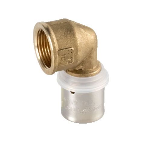 Raccordo gomito femmina ø20/2,25 x 1/2" Pexal Brass - raccordo a pressare VS0170622 (1/2)