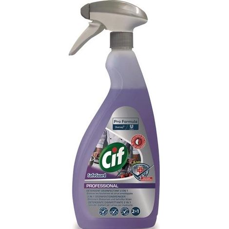 CIF Professional 2in1 Safeguard Desinfektionsreiniger 0,75 L 6 Stk (1/2)