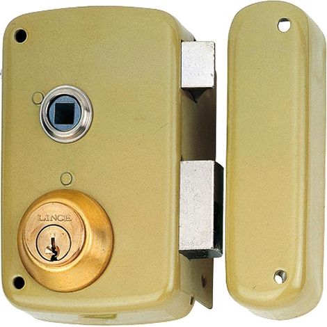 Cerradura sobreponer 5056B 70MM izquierda marca LINCE (1/2)