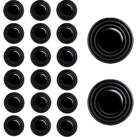20Pcs Amortisseur Porte Voiture,Protections pour portières auto,Autocollants Insonorisés Porte Universel Anti-Collision Pare-Chocs pour Absorption (1/4)