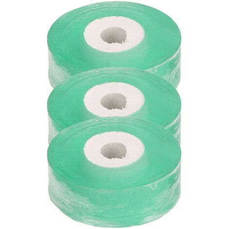 Professionelles Veredelungsband (3 Rollen pro Packung) Dehnbares und selbstklebendes Band zur Pflanzenreparatur und Veredelung (Obstbäume und Blumen) Grün 2 cm breit (100 m lang) (1/5)