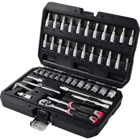 TOOLCRAFT Bit- und Steckschlüssel-Set 1/2", 1/4", 3/8" 48teilig TO-10675383 (1/5)
