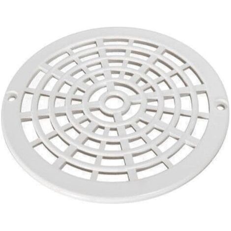 Grille de bonde de fond de piscine 175mm – En ABS – Entraxe de vissage 162mm – Pour installations en milieu humide (1/3)