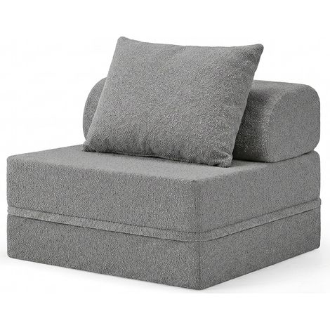 Sofá Modular 1 Lugar Convertível Bouclette (1/4)