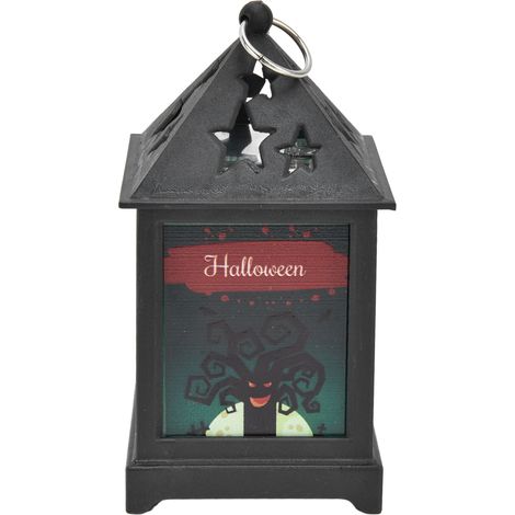 d Halloween LED Lampe de nuit portable à flamme pour (1/5)