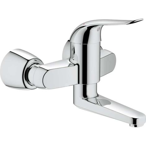 Grohe Euroeco Special Mitigeur monocommandé pour lavabo, montage (1/2)