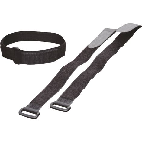 Klett-Kabelverbinder, schwarz, L=400 mm, H=30 mm, -20/+75 °C, 10 Stück