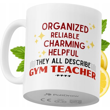 Lustige Tasse für Sportlehrer – Kaffee- oder Teetasse mit witzigem Textdesign – ideal für Geburtstage, Namenstage, Feiertage und besondere Anlässe. Hochwertige Tasse für Zuhause, Büro und Arbeit. Farb (1/5)